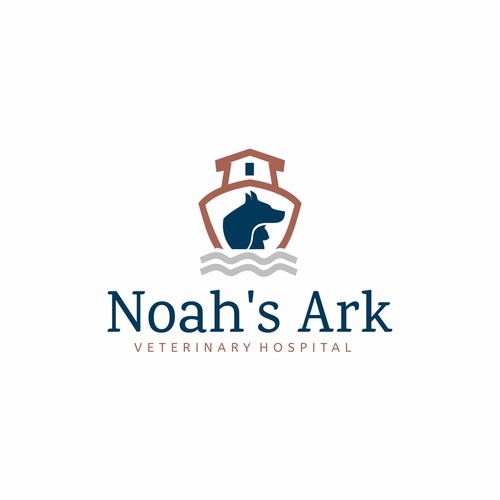 Veterinary Hospital Logo - NOHARK Design by Maxnik