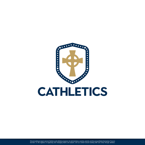 App branding: Christian Faith + Youth Athletics Design by DC | DesignBr