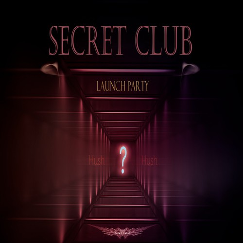 Exclusive Secret VIP Launch Party Poster/Flyer Réalisé par paralux