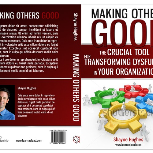 Create a book cover for Learning as Leadership's first book project Design by Laslo Vanger