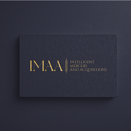 IMAA Logo Dubai (Intelligent Mergers And Acquisitions) LLC Design by rzm_design