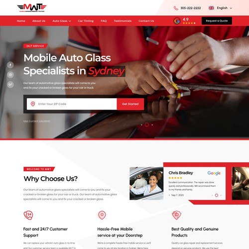 Design a clean and modern service based website home page Design by UXFirst™