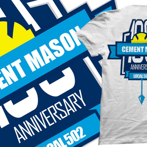 100th Anniversary Cement Masons Local 502 Tshirt contest