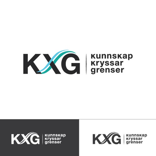 Logo for Kunnskap kryssar grenser ("Knowledge across borders") Ontwerp door Dima Midon