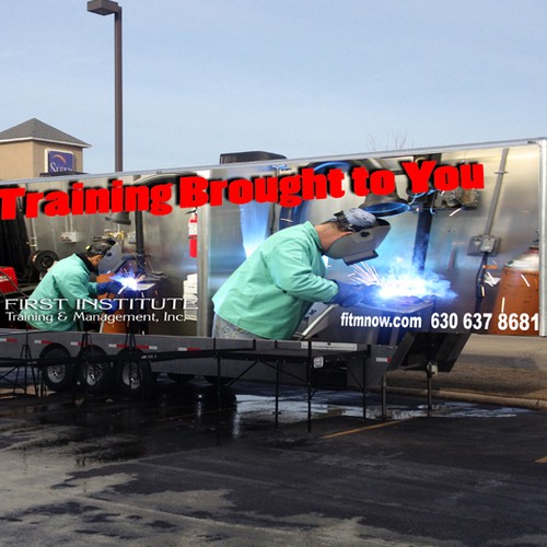 Custom Mobile Welding Lab needs custom graphic wrap-ontwerp door mile.ilic933