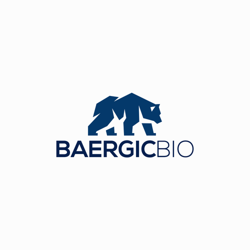 Design a biotech company logo including imagery of a bear. Design by LucianRadu