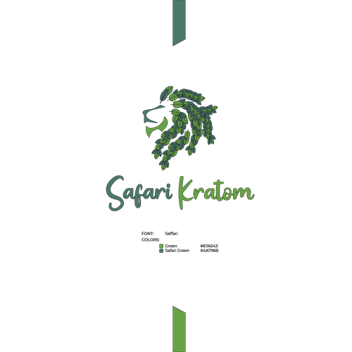 Fun Logo for premium kratom brand Design by TDzign