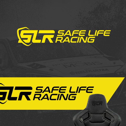 Logo Redesign for Safe Life Racing!  A manufacturer of auto racing safety equipment. Design by DOCE Creative Studio