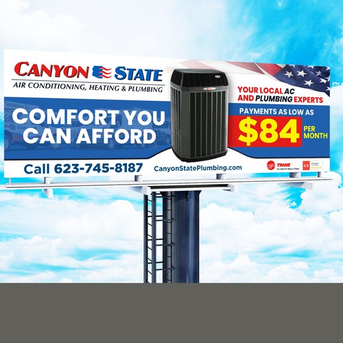 Design An Eye-Catching Billboard For An HVAC Company Design by GrApHiC cReAtIoN™