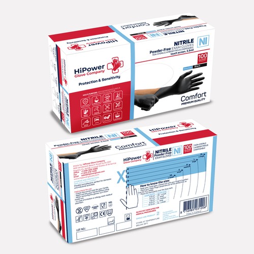 Design Retail Box for Glove Company Industrial, Sleek, Eye Catching Design by Luzentti Design ⭐️