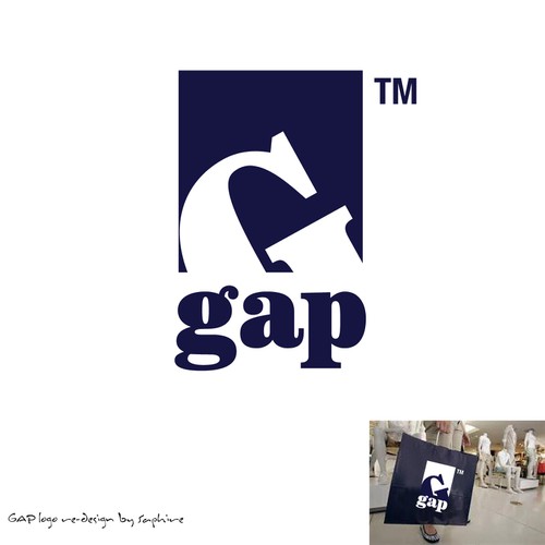 Design a better GAP Logo (Community Project) Réalisé par Dn-graphics