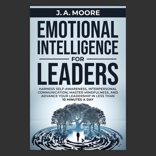 Need an Emotional Intelligence for leaders book cover. Design by Unboxing Studio