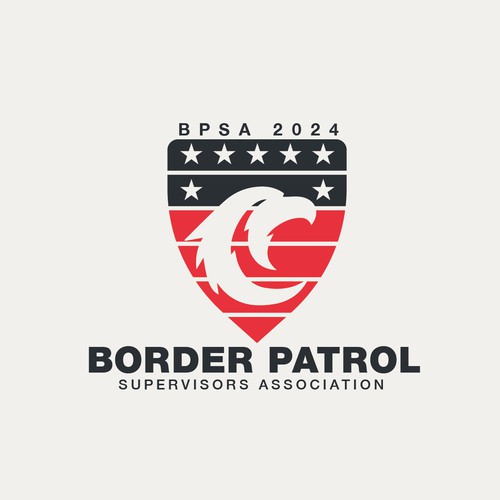 Border Patrol Supervisors Association Eagle Logo Design Design by Big wolf