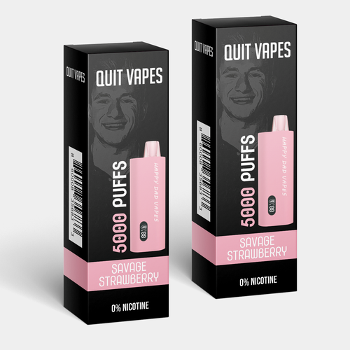 Quit Vape Package for disposable vape device Design by SONUPARMAR