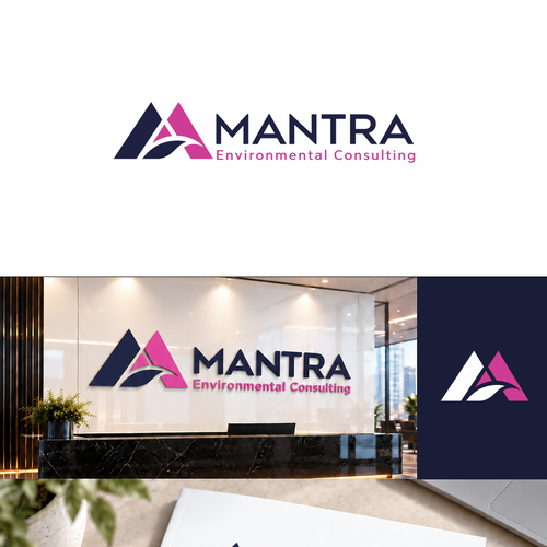 "Create a logo that visually communicates guidance, clarity, and environmental intelligence" winning Postcard, flyer or print