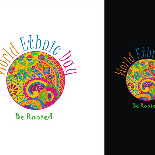 Logo for World Ethnic Day to celebrate ethnic cultures of the world Design by Briantho