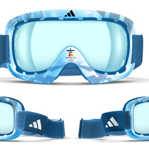 Design adidas goggles for Winter Olympics Design by Midi Adhi