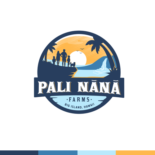 A Logo for a Sustainable Family Farm in Hawaii that Provides Agra-tours Design by >>Jelena<<