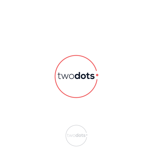 Two Dots Software Fraud Prevention Logo Design - Modern and Simple! Design by creangle