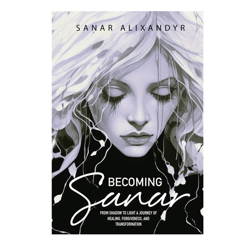 Book Cover Design (Becoming Sanar) Design by Platinum club