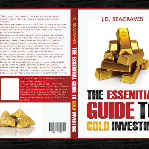 The Essential Guide to Gold Investing Book Cover Réalisé par M.D.design
