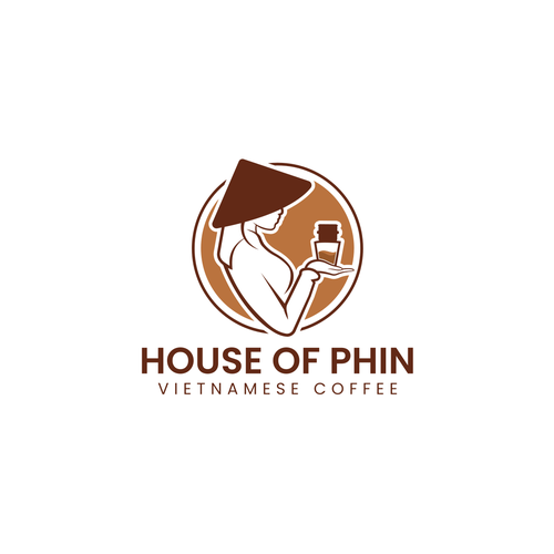 Creative coffee shop logo for Vietnamese Coffee Design by sriredjeki