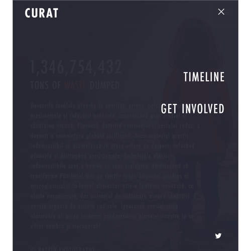 Earth in Focus: A Transformative  Web Experience Highlighting Waste, Pollution, and Sustainability Design by nazdesigns7