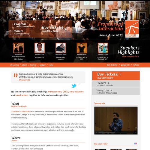 Powerful Technology Conference Website Design by Hitron_eJump