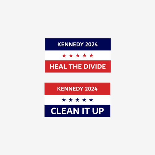 KENNEDY 2024 POLITICAL CARD KEEPSAKE FOR VOLUNTEERS Design by PIXSIA™