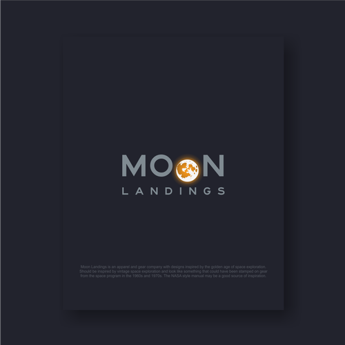 Gear and apparel logo inspired by the golden age of space exploration Design by calacah