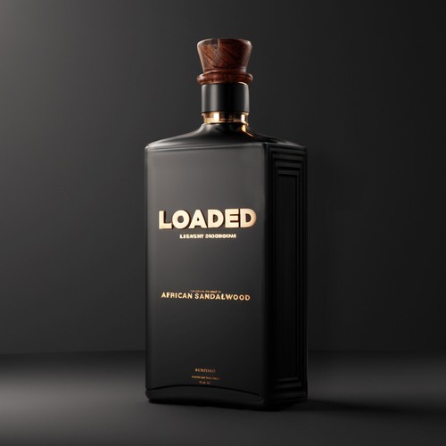 Masculine Cologne-Scented Laundry Detergent Bottle Diseño de Sign Relation