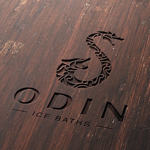 Nordic themed logo for cedar ice baths Design réalisé par Roadpen