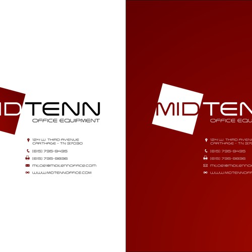 logo for Mid Tenn Office Equipment Design réalisé par Cloudsidea