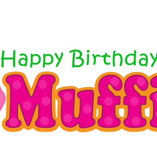 Design di New logo wanted for Happy Birthday Muffin di Alexandr_ica