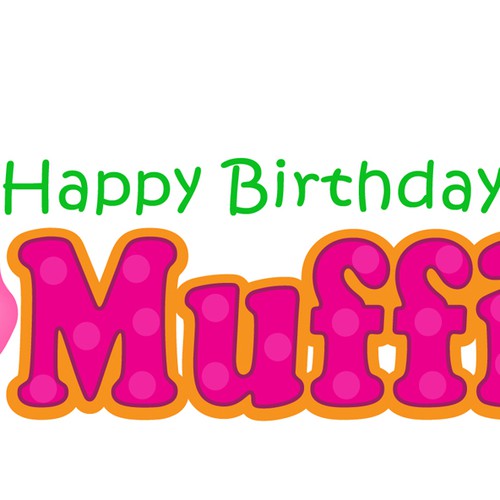 New logo wanted for Happy Birthday Muffin Réalisé par Alexandr_ica