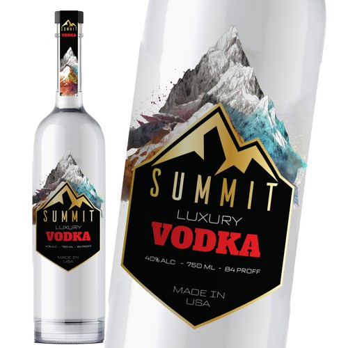 Luxury Vodka label/packaging Design by Windmill Designer™