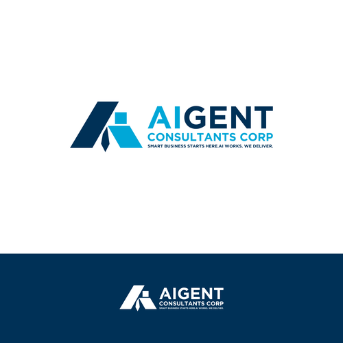AI Agent Company: Appealing to small to medium sized businesses. Design by d'yusz