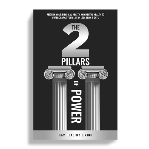 2 Pillars of Power book cover design to grab attention Design by Mr.TK