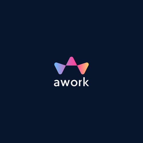 New logo for AI-based productivity software "awork" Diseño de Lumbeard