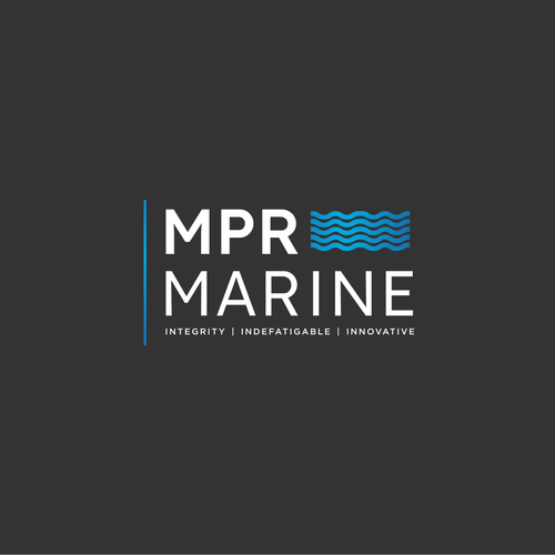 A Logo for a young, fresh, but with a nod to tradition, Maritime Consulting and Support Company. Design by pecas