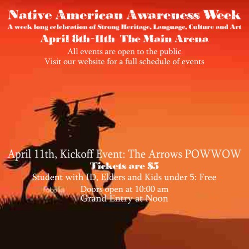 New design wanted for TicketPrinting.com Native Amerian Awareness Week POSTER & EVENT TICKET Réalisé par andutzule