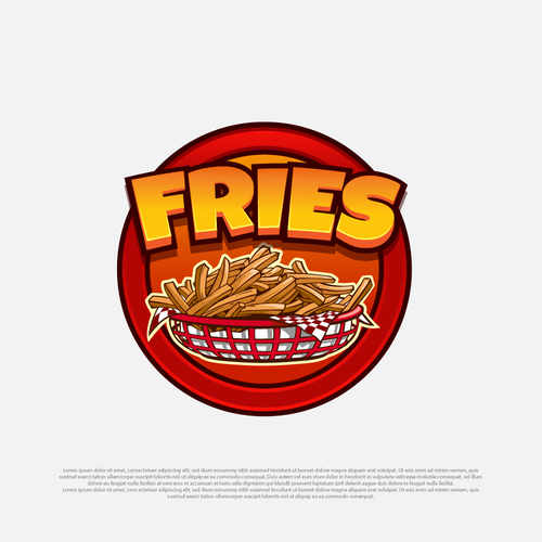 French Fries Restaurant Logo Design by Antonius Agung