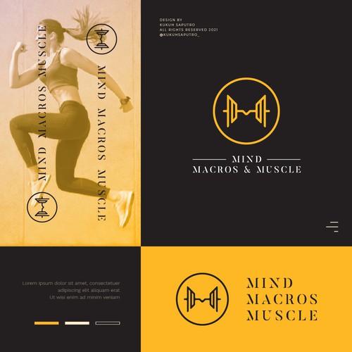 Design a new brand logo for online nutrition and fitness coaching Design by Kukuh Saputro Design