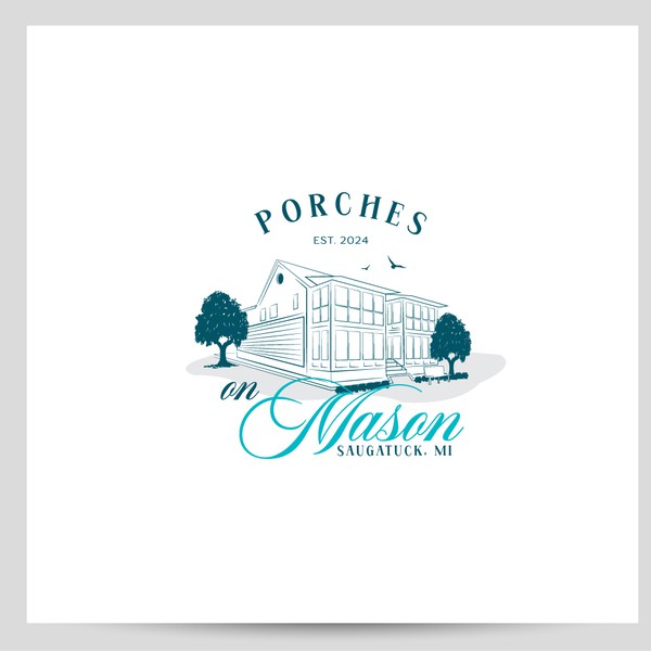 Design by Malu1974 titled "Logo Porches on Mason"