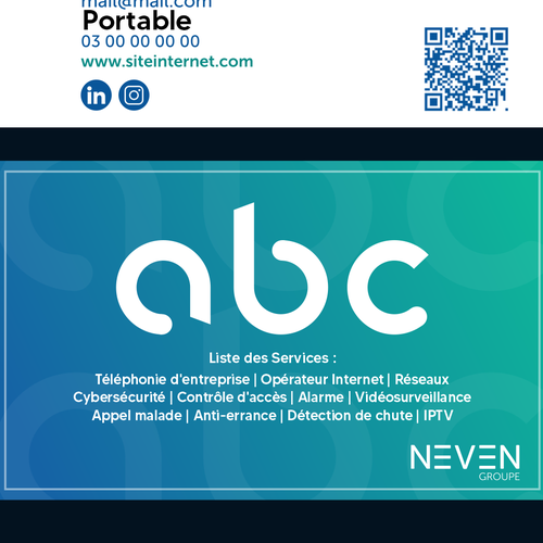 Business card contest entry by RR team