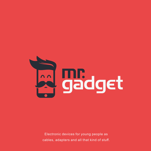 Design a hipster logo for electronic accesories for Mr. Gadget Design by FoxPixel