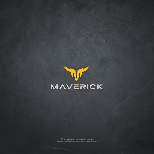 Need a modern abstract bull and M logo for our concrete construction company named Maverick. Réalisé par Ikim