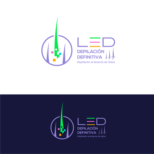 Diseño y Logo para Empresa de Depilación Definitiva Design by Elesense