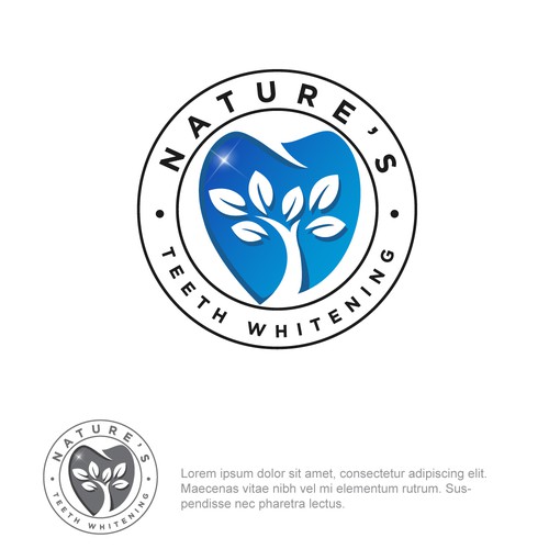 Nature's Teeth Whitening - Needs a Natural Company Logo Design by hasnagraphics