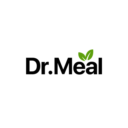 Meal Replacement Powder - Dr. Meal Logo Diseño de Mr.Bug™